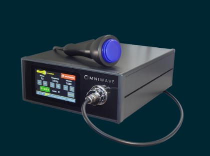 OmniWave electrohydraulic shockwave device with handpiece
